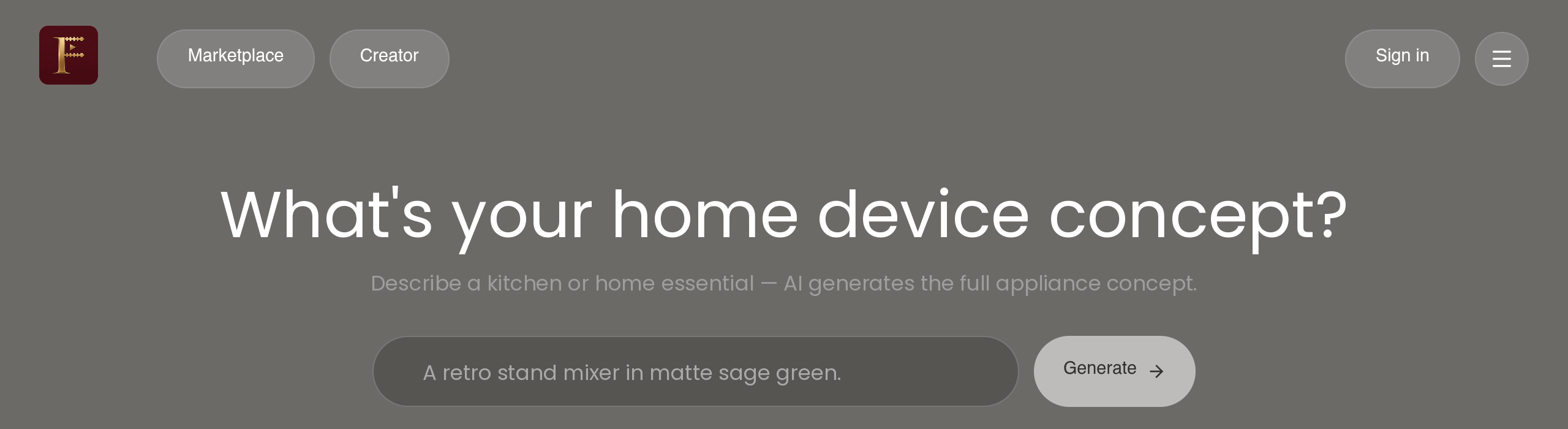 Craft a home appliance — what's your home device concept?