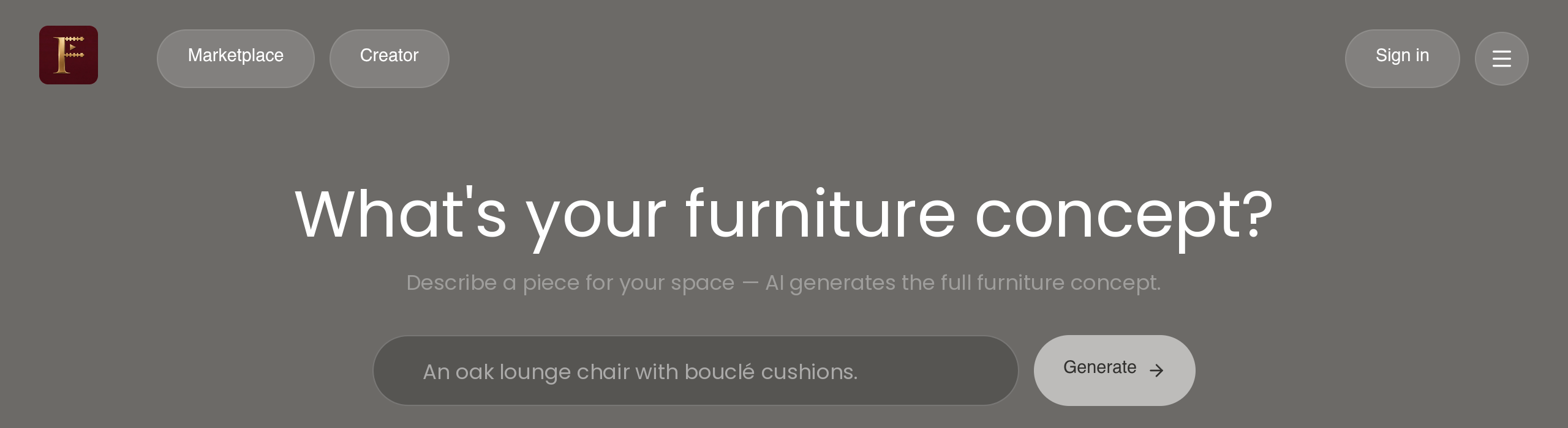Craft furniture for your home — what's your furniture concept?